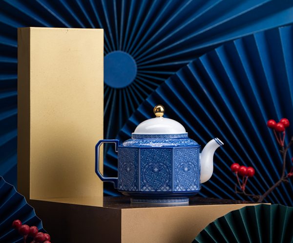 锦绣青花15头茶具