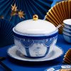 锦绣青花27头餐具