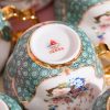 国色粉黛17头咖啡具及2头咖啡对杯