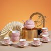 国色粉黛15头及12头中式茶具