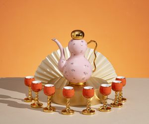 国色粉黛10头酒具