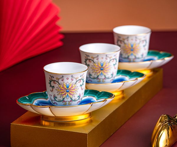宝相韵彩12头茶具