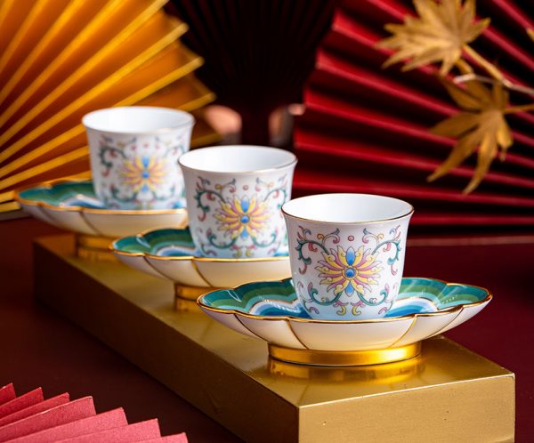 宝相韵彩14头茶具