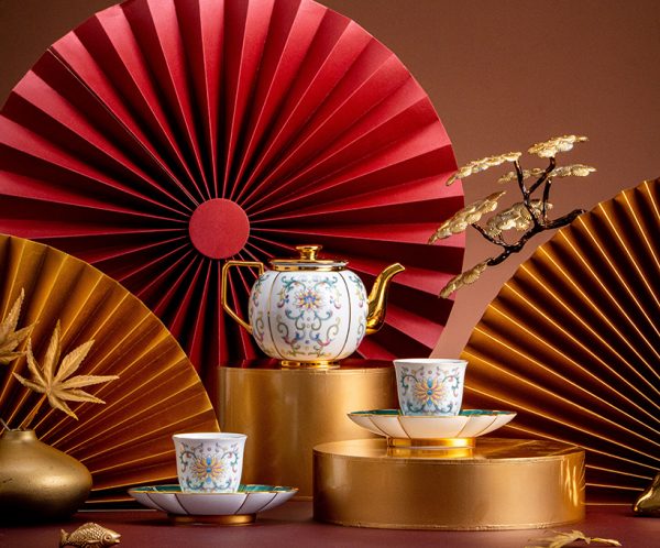 宝相韵彩14头茶具