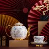 宝相韵彩10头茶咖具