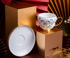 宝相韵彩两头茶咖具